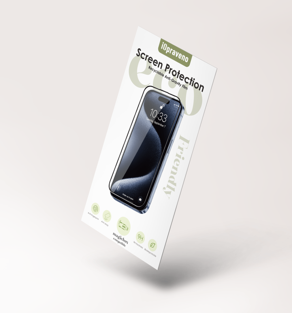 Sticlă de protecție TRANSPARENTĂ ECO friendly (fără aplicator de hârtie)